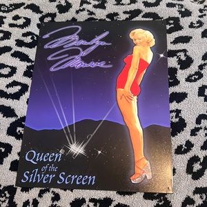 1999 Marilyn Monroe tin metal sign